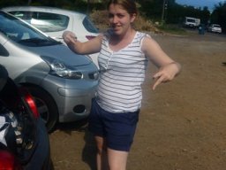 Visite de la petite cousine !